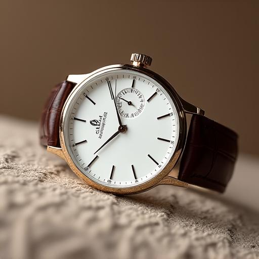 Elegante Dresswatch der Kollektion Classique Éternelle mit Lederarmband.